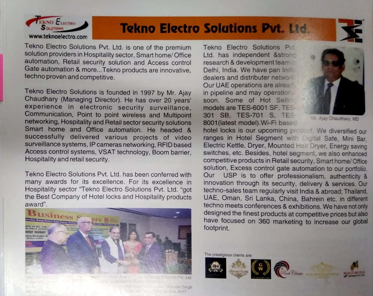 Tekno Press Release